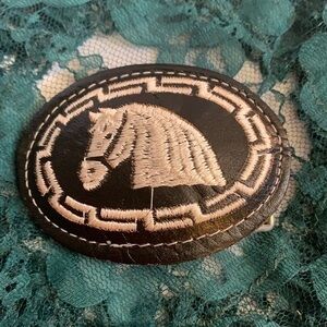 Rawhide Cowboy Belt Buckle